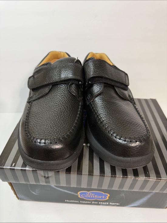 Dr. Comfort Men’s Black Leather Slip-On Comfort Loafers main image 5